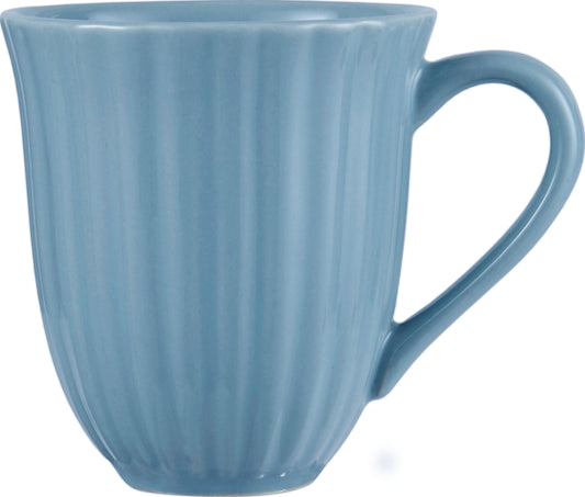 Mug with grooves