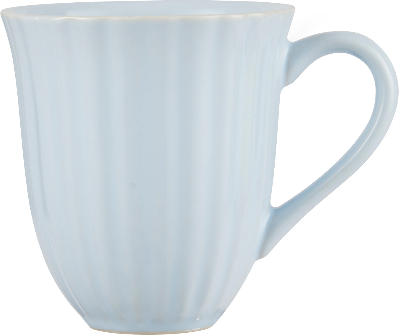 Mug with grooves